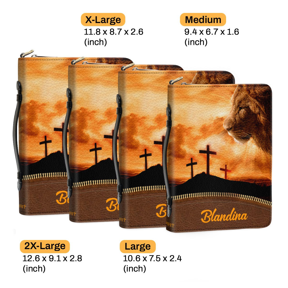 Kingdom of God Leather Book Cover, Personalized Cross Bible Cover, Special Gift For Pastors, Christian Gift, Bible Covers Jesus Gifts